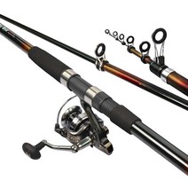 해동 프로울프360 스피닝릴 원투 낚시대 콤보세트, 단품