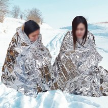 야외활동 등산 산악 비상상활 체온유지 은박 담요 캠핑침낭