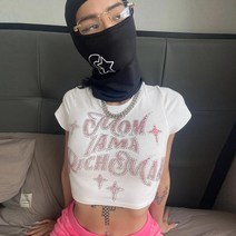 1+1 노브라티 언더붑 브라티셔츠 크롭 반팔 화이트 상의 A29