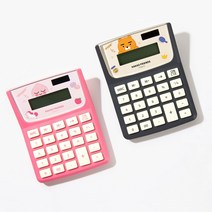 카카오프렌즈 데스크 계산기 1p 사무용계산기 예쁜계산기 탁상용 휴대용 미니, 어피치