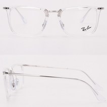 Rayban 정품 RB7140D 2001 49mm 레이벤 원형 투명컬러 클리어안경테