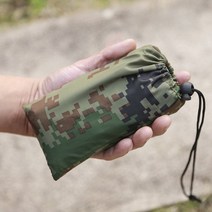 새로운 230x210cm 야외 포켓 피크닉 캠핑 방수 수분 매트 위장 비치 담요 접는 커버 침구, 230x140cm