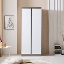 솜씨방가구 로즈키높이장롱 정리장, 카키화이트