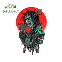 하석진창문로봇청소기 컴포먼트 유리창EARLFAMILY 13cm x 8.6cm 일본 로봇 사무라이 JDM 자동차 스티커 창, 01 Style A