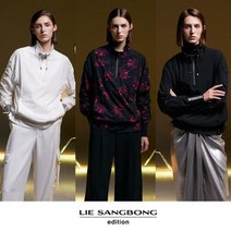 [런칭가79900원]이상봉에디션 23FW 아노락 반집업 풀오버블라우스