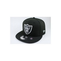 뉴에라 950 베이직 스냅백 모자 캡 NFL 라스베가스 레이더스 블랙 실버 성인