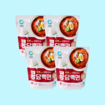 청정원 콩담백면 비빔국수 2인분 4개, 콩담백면 비빔국수 6그램 2인 4개
