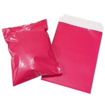 다팩몰 LDPE 예쁜 핫 핑크 + 백색 이중지 택배봉투 옷 포장 대량 도매 질긴 포장 봉투 분리배출마크 표기