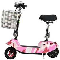 전동킥보드 전기스쿠터 미니 소형돌고래 레저 차량 성인 접이식 리튬 배터리운전, T67-핑크카무플라주 24.0V브러쉬리스, T09-핑크카무플라주 브러시있음
