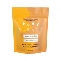 Body Blendz 호주 바디블렌즈 슈가글로우 커피 바디스크럽 200g Coffee Scrub Sugar Glow, 1개