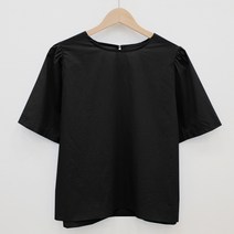 티데일리 여성용 큐티한 퍼프 소매 여름 반팔 블라우스