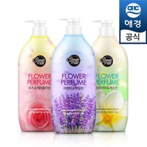 샤워메이트 퍼퓸 바디워시 900ml 로즈+라벤더+자스민, 모든피부, 1set, 2700ml