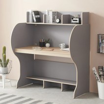 이스마트 [e스마트] 엘리트 와이드 독서실책상 1230(es_182)/독서실책상/집중력책상, 아카시아