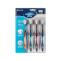 유한 덴탈케어 FX 칫솔, 4개입, 4개