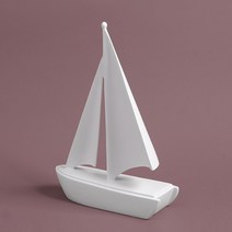 그린나무 모던 돛단배 장식 요트 인테리어 소품