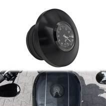 할리데이비슨 오토바이 연료 가스 탱크 장식 오일 캡 시계 포함 할리 다이나 스포츠스터 XL 1200 883 소프테일 투어링 팻 보이 CNC 블랙 1 개 부품, 1.Fuel tank cap