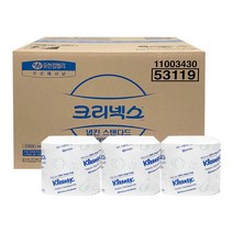 크리넥스 냅킨 스텐다드 200매 60밴드 1박스 53119, 53119 크리넥스 냅킨 12000매 1박스, 12000매