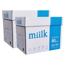 한국제지 밀크 복사용지 80g, 01. A4, 5000매