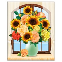 FASEN diy보석십자수 캔버스 형액자 세트 40cm x 50cm, AYW-161