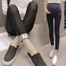 임부복 바지 임신 레깅스 가을 겨울 임산부를위한 따뜻한 출산 청 옷 봄 여름 출산 플러스 사이즈