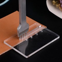 공예 공구 가죽카빙세트 가죽 구멍 펀치 간격 도구 3/4/5/6mm DIY 수제 레이싱 스티칭 바느질 고급 강철 제작 커터, Acrylic sheet