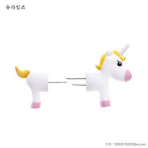옥수수포크 옥수수커터 꽂이 홀더 포크, 유니콘 과일 꼬챙이 2개 낱장 뜯기 포장 없음