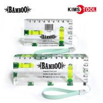 BAMBOO 밤부 미니 아크릴 자석 수평기 95mm 135mm 수평자 수평계 수평 레벨기