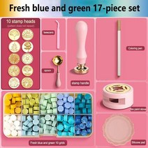 스탬프 세트 박스형 왁스 그레인 파이어 래커 스토브 스푼 핸들 핀셋 웨딩 씰 씰링 도구 만들기, 04 Stamp Set 0417PCS