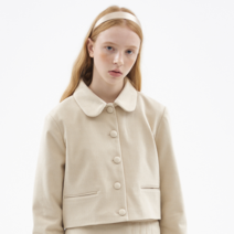 샐러드볼즈 WOOL CROP JACKET BEIGE