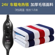 시거잭전기장판 12v 24v 볼트 전기매트 화물차 차량용 온열매트 열선방석, 24V + 170x50cm
