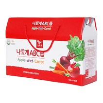 나애게 ABC즙 120팩 100ml 프리미엄 사과 레드 비트 당근 건강 즙 주스