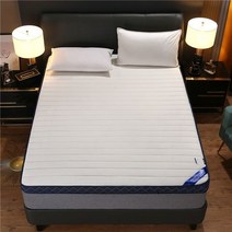 애그몰 편안한 접이식 고탄성 토퍼 매트리스 6.5CM 10CM, 베이지