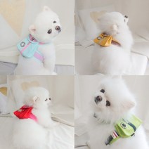 강아지 산책가방 하네스 (4color), XL, 그린