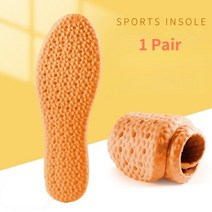 마사지 땀 방지 깔창 남성 및 여성용 스포츠 쿠션 삽입 흡수 탈취제 부스트 신발 패드, [01] EU 35-36, [06] Style 3 Orange