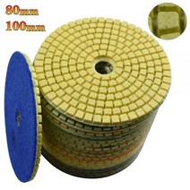 광택패드 전동드릴 폴리셔 광택기 헥사 극세사 패드 80mm 100mm 다이아몬드 연마 3 4 인용 대리석 화강암 콘크리트 연삭 조리대 석재 샌딩 용 습식 버프 디스크 연마제, 500, 3인치