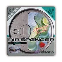 [일본 차량용 방향제] 에이코샤 자동차 방향 탈취제 에어 스펜서 스쿼시 40g A9