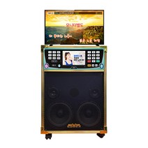 태진 가정용 노래방 B2 반주기 코인노래방 이동식 노래방기기 SK-100 MINI Set, 골드MINI케이스, 무선마이크로교체, 모니터20인치