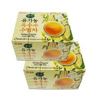 [유니여니] 1+1 샘표 순작 유기농 옥수수 수염차 (40T) 유기농 옥수수 차