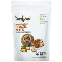 Sunfood 무가공 유기농 브라질넛 227g(8oz)