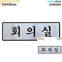 표지판 알루미늄 회의실 250X80MM 현판 미니간판 작은간판 문패 간판 소형간판 미니현판 표시판 작은간판 미니간판