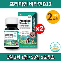 코스트코 프리미엄 비타민b 비타민비12 시아노코발라민 사이아노코발라민 cobalamin 고함량 엽산대사, 2박스