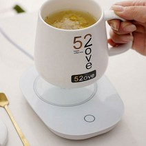 자동 보온 컵받침대 전기포트 컵워머 55도유지 포트, 그린, 본상품선택