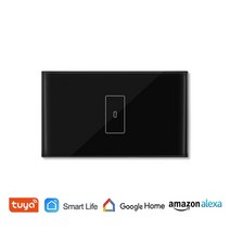 Tuya 스마트 라이프 WiFi 보일러 온수기 스위치 NEW 4400W 앱 타이머 일정 켜기 끄기 음성 제어 Google 홈 Alexa Echo Dot, 검은 색