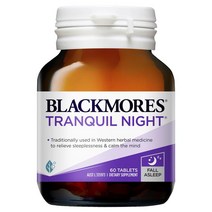 블랙모어스 호주 명품 트랜퀼 나이트 밤 영양제 60정 로켓직송, 1병