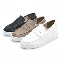 발볼넓은로퍼 임산부 신발 드라이빙 슈즈 어글리 플랫폼 슬립온 미들굽 여성