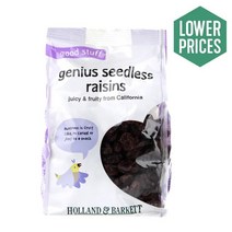 홀랜드앤바랫 씨없는 건포도 500g Holland & Barrett Seedless Raisins, 1팩