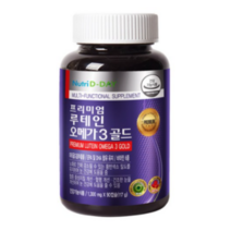 뉴트리디데이 프리미엄 루테인 오메가3골드 3개월분, 1,300mgX90캡슐, 4개