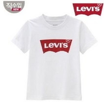 리바이스키즈 WH 공용 반팔 로고 면 아동 여름 티셔츠[동아백화점 수성점]VPM23QTS57