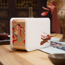 Lenovo 오리지널 개인 클라우드 스토리지 T2 Dunhuang Museum 공동 브랜드 스토리지 서버 네트워크 클라우드 디스크 원격 데이터 자동 백업 4T/8T 공유 데이터, T2둔황박물관연명모형[4T2장]더블트레이
