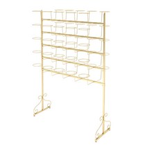 모자 진열대 행거 정리대 철제 매장용 다층 진열 소품, 상세 페이지 참고, 4단 골드 120x168x50cm